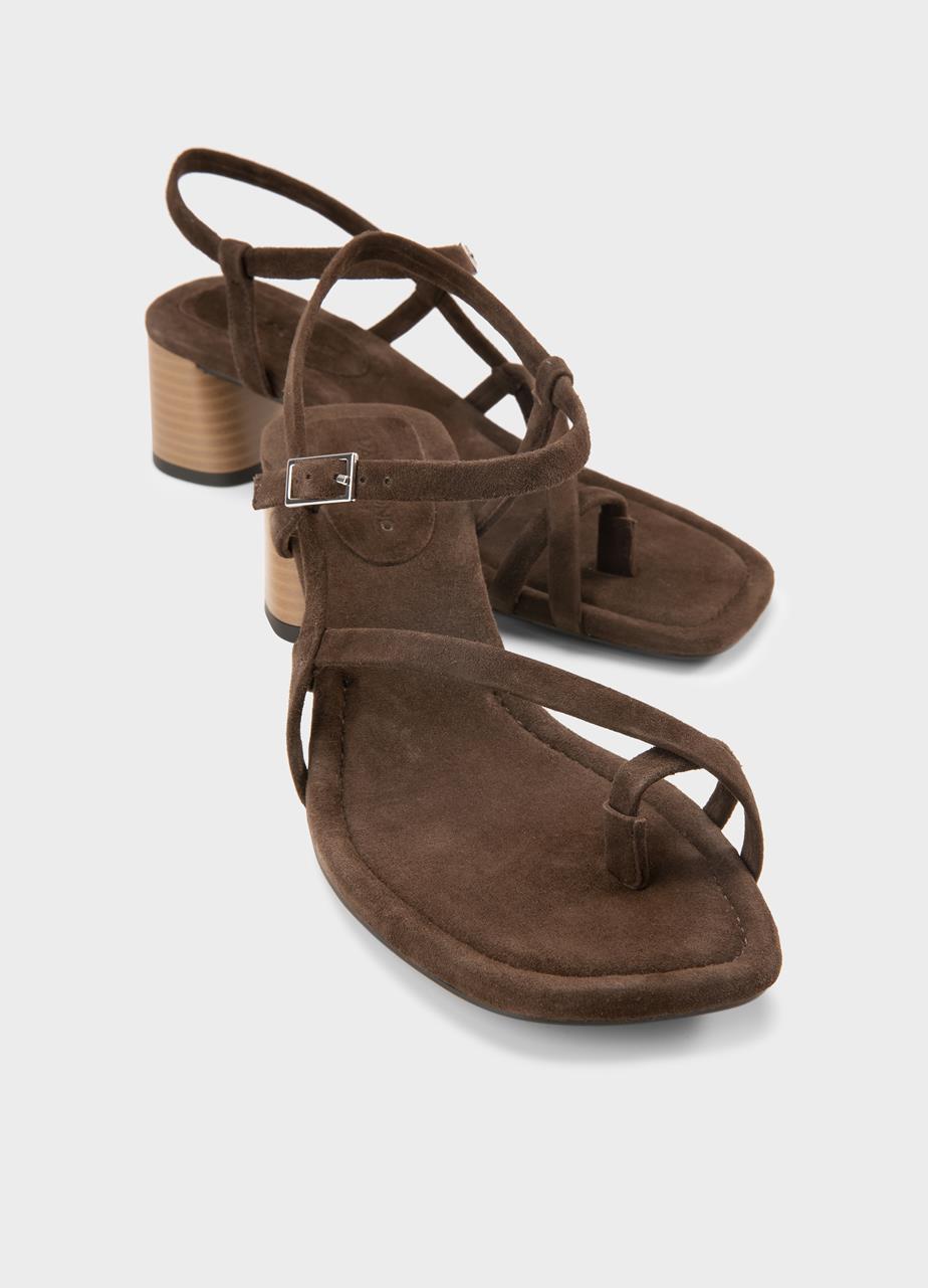 VAGABOND EVIE STRAPPY SANDALS -COFFEE