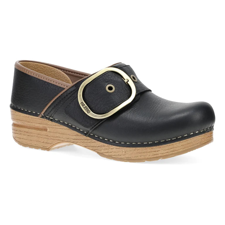 DANSKO PEARSON BUCKLE TUMBLED BLACK