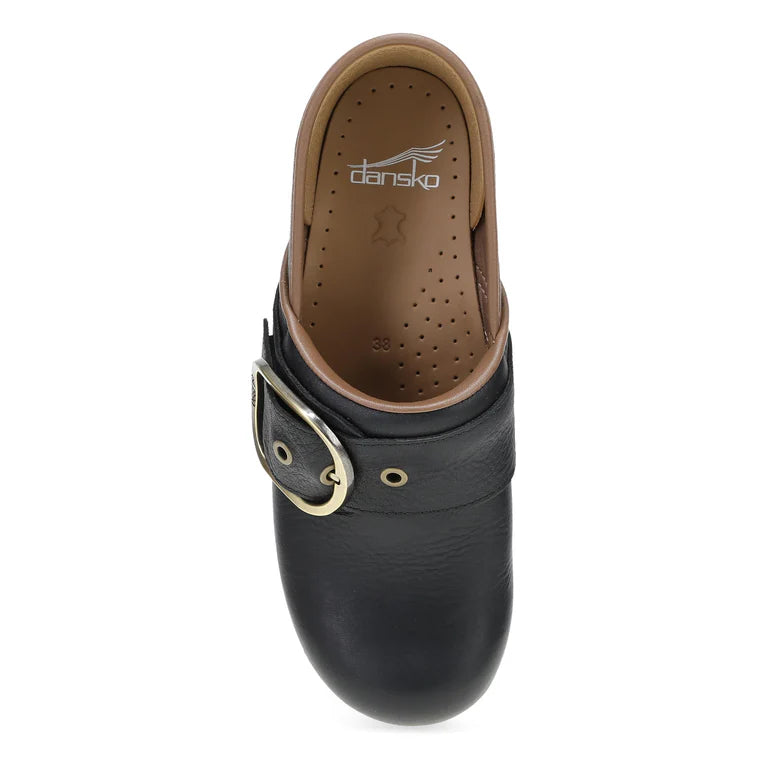 DANSKO PEARSON BUCKLE TUMBLED BLACK