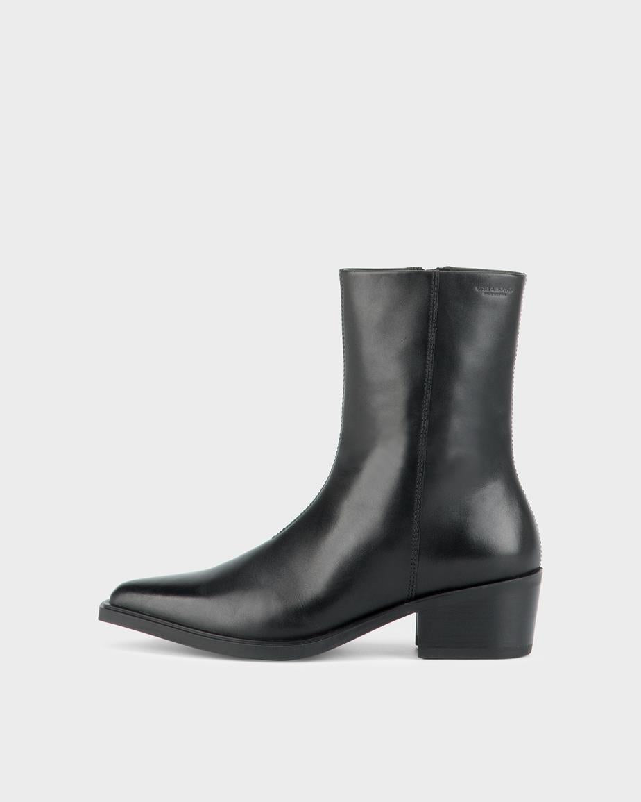 VAGABOND KELSEY MID ANKLE BOOTS BLACK