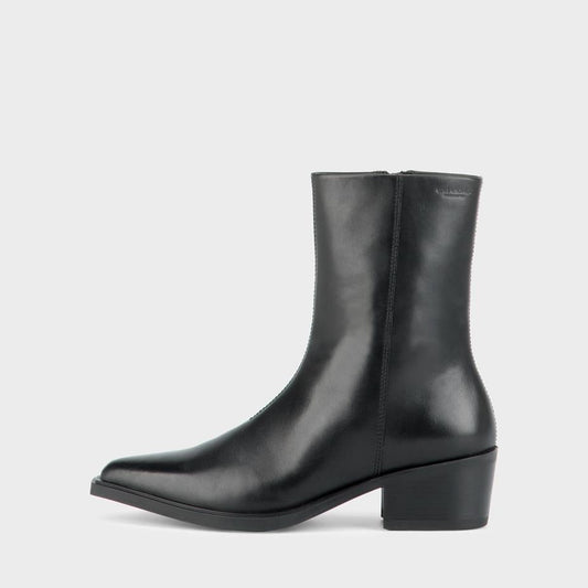 VAGABOND KELSEY MID ANKLE BOOTS BLACK