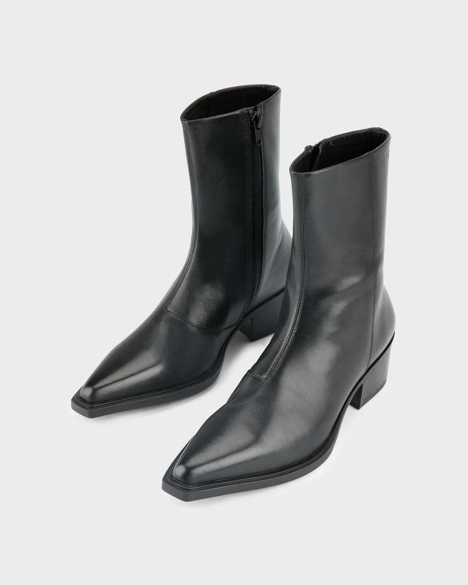 VAGABOND KELSEY MID ANKLE BOOTS BLACK