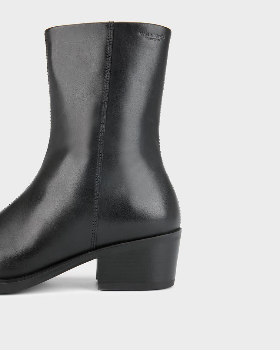 VAGABOND KELSEY MID ANKLE BOOTS BLACK