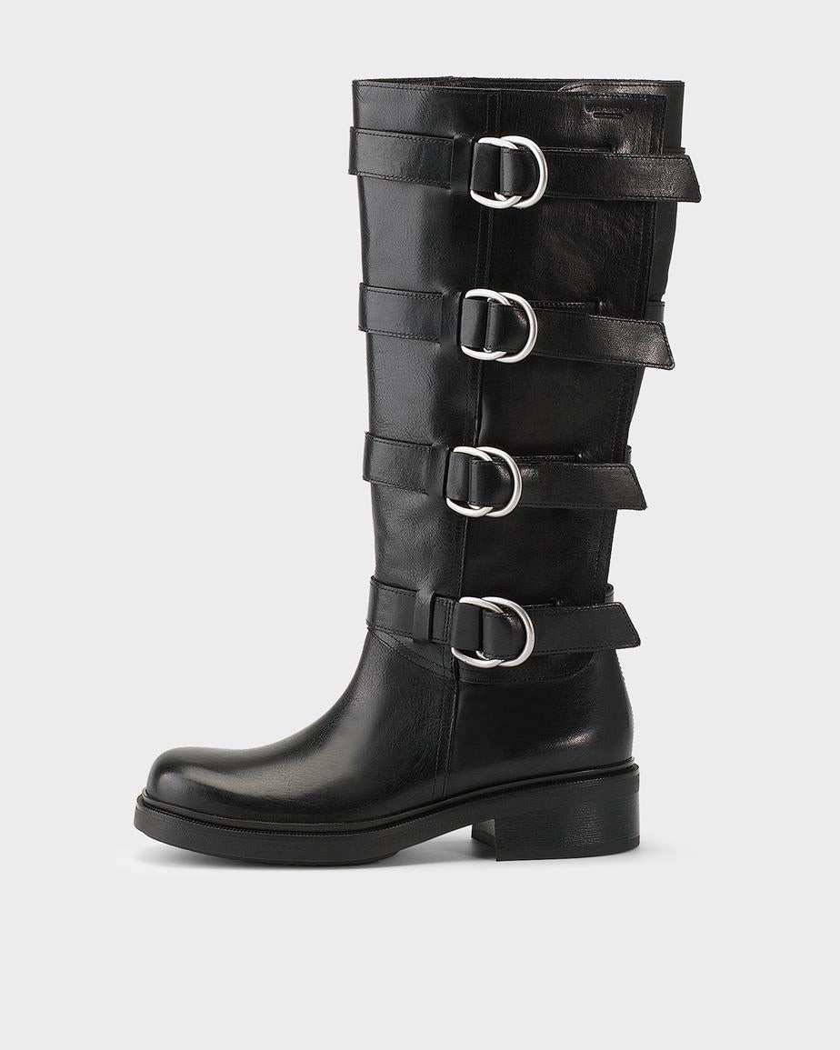 VAGABOND KARLIE BUCKLE TALL BOOTS