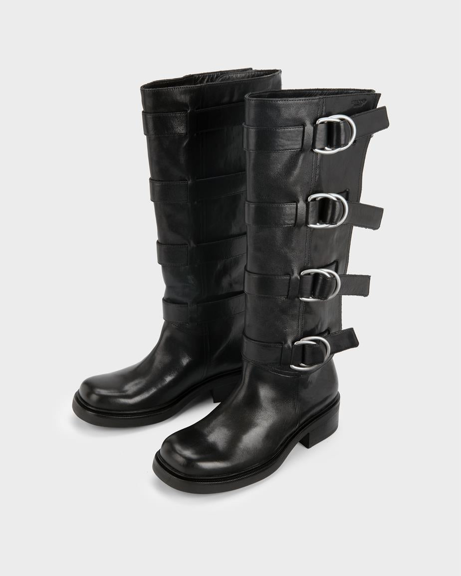 VAGABOND KARLIE BUCKLE TALL BOOTS