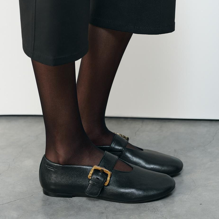VAGABOND ALEYA BUCKLE FLAT BLACK