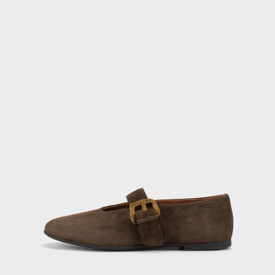 VAGABOND ALEYA BUCKLE FLAT-COFFEE