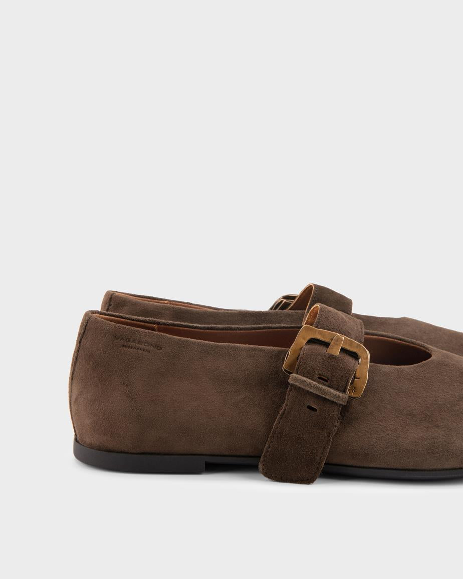VAGABOND ALEYA BUCKLE FLAT-COFFEE
