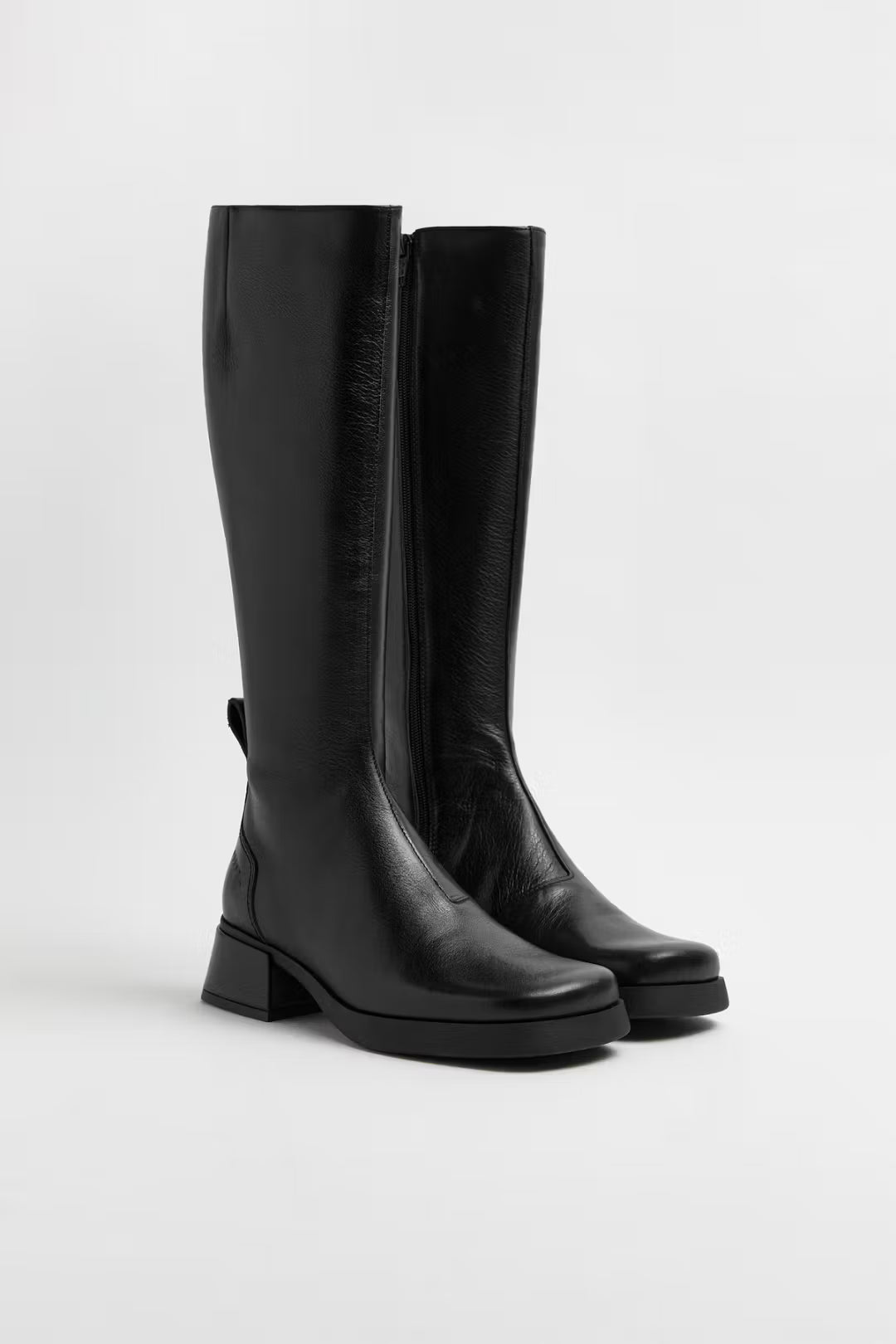 MIISTA Brunildha Off Black Tall Boots