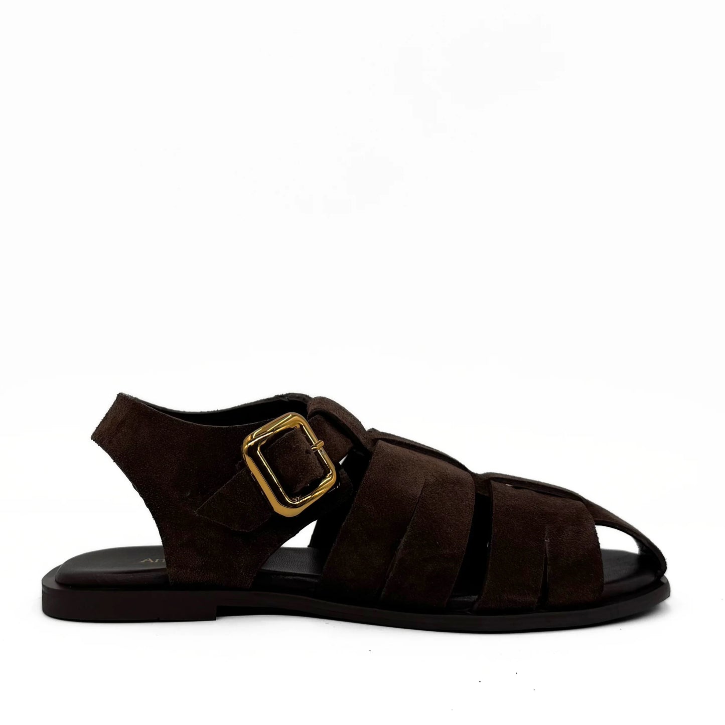 AMIE RAFA BERTHA SUEDE FISHERMAN IN BROWN
