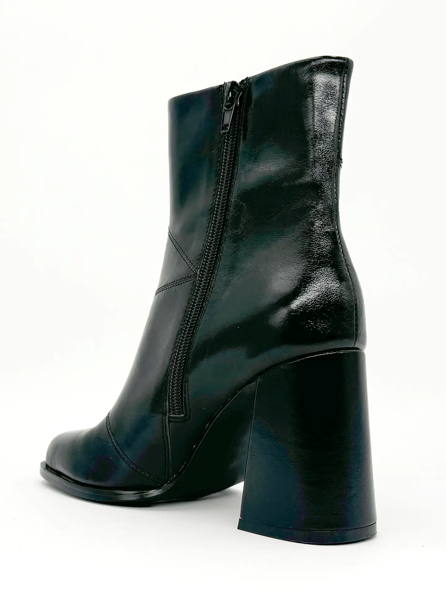 AMIE RAFA LOU HIGH HEEL BOOTIE BLACK