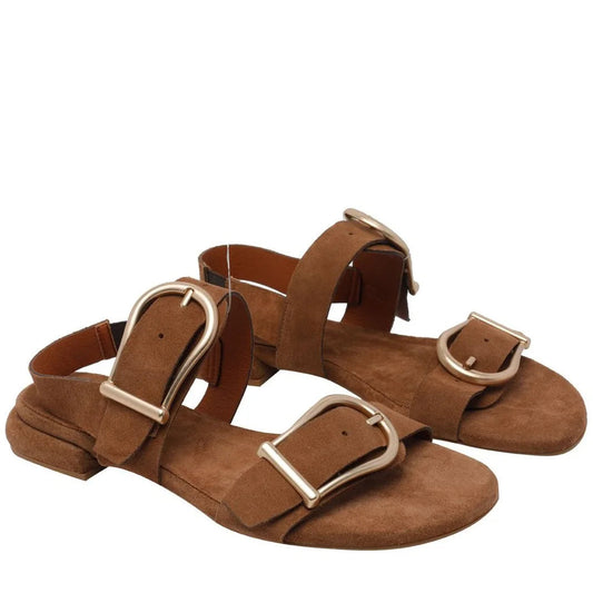 Angel Alarcon Buckled Strap Flat Sandals