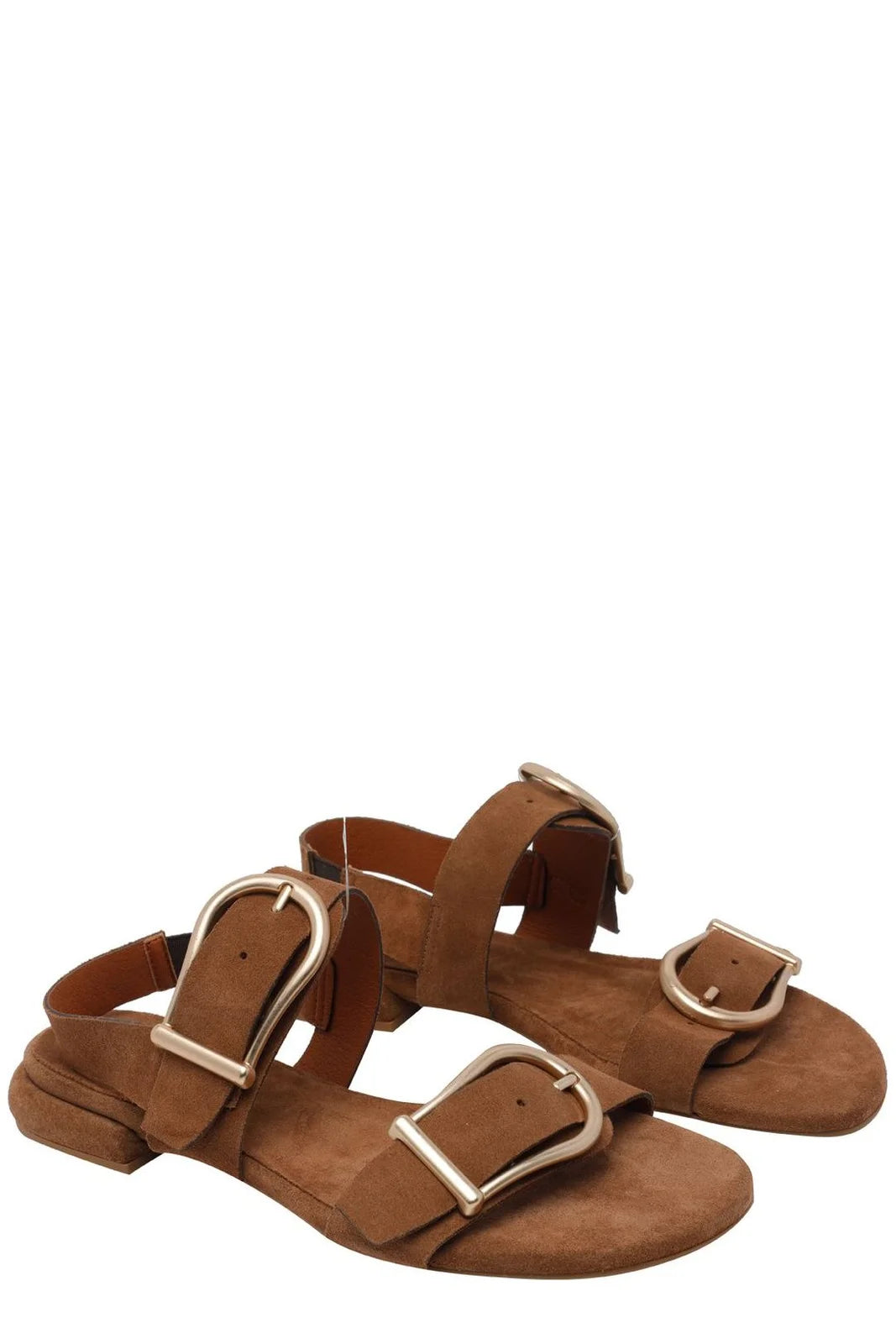 Angel Alarcon Buckled Strap Flat Sandals