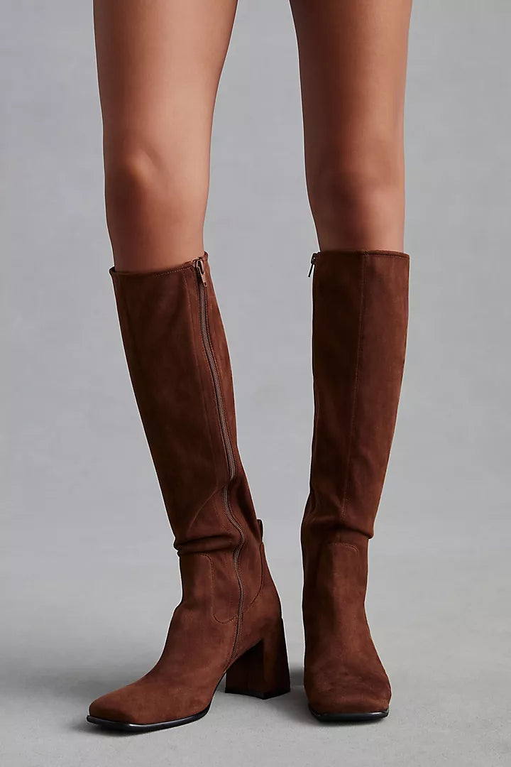 JEFFREY CAMPBELL HOTLAVA-K2/BROWN SUEDE