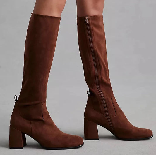 JEFFREY CAMPBELL HOTLAVA-K2/BROWN SUEDE