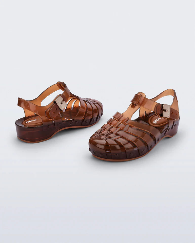 MELISSA POSSESSION PESCURA SCHOLL CLEAR BROWN