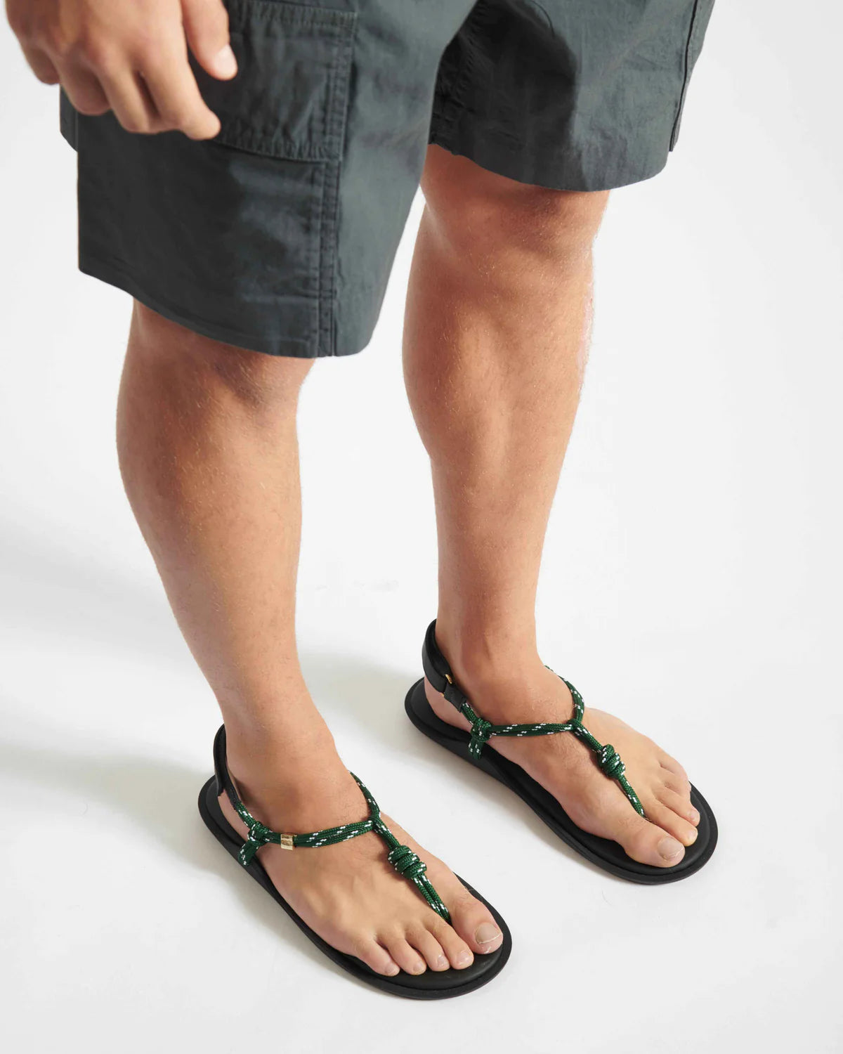 FLOWZE FLO - ROPE SANDALS FOREST GREEN