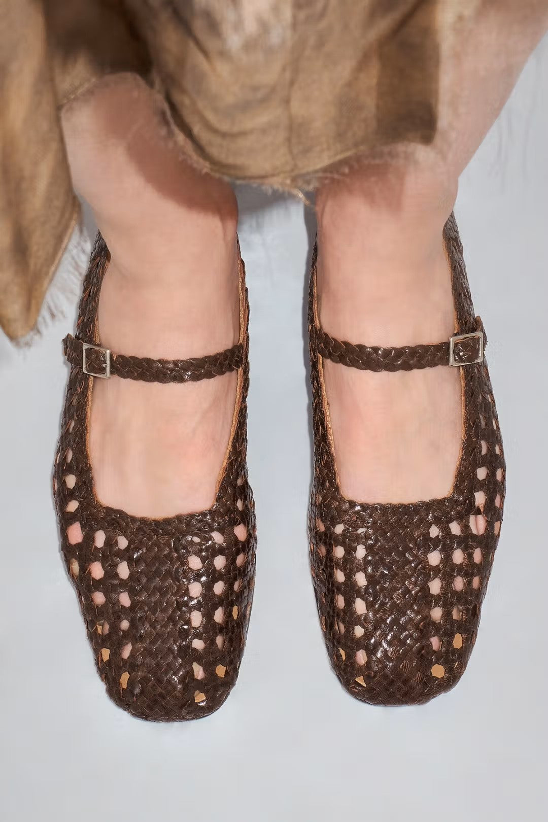MIISTA YEIDA CHOCOLATE  BROWN BALLERINA