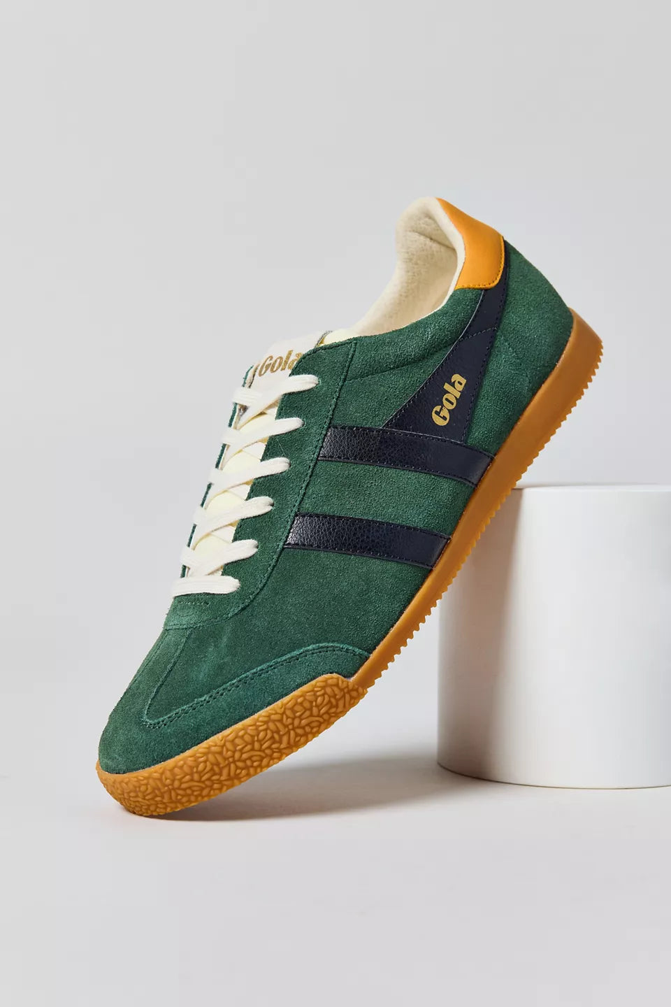 gola elan tobacco sneakers Sneaker - Caramel/white/red this sneaker rocks classic color combos with a modern twist and a hint of nostalgia Gola Elan Sneaker in Brown
