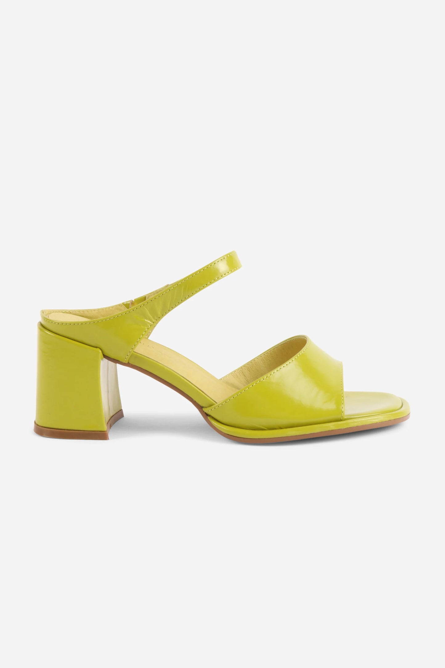 INTENTIONALLY BLANK APEX HEELS IN PISTACHIO - Shoe Market NYC