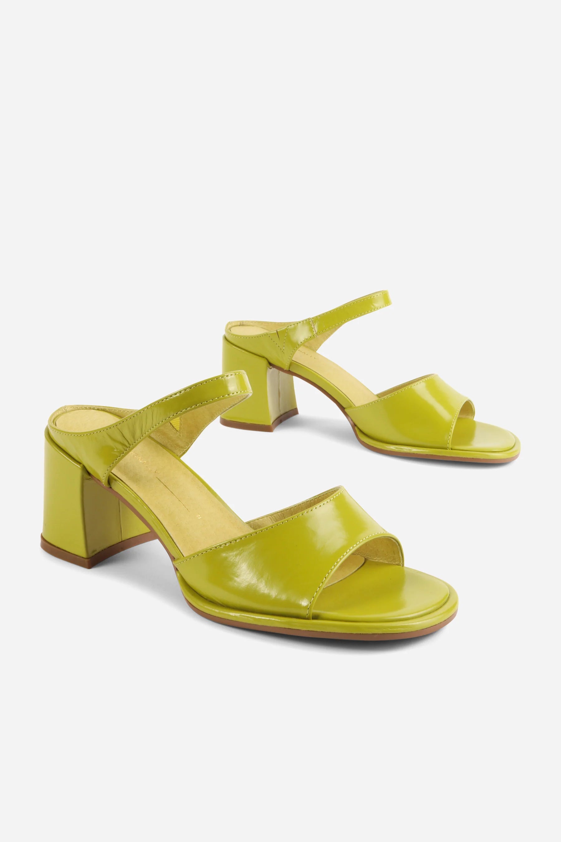 INTENTIONALLY BLANK APEX HEELS IN PISTACHIO - Shoe Market NYC