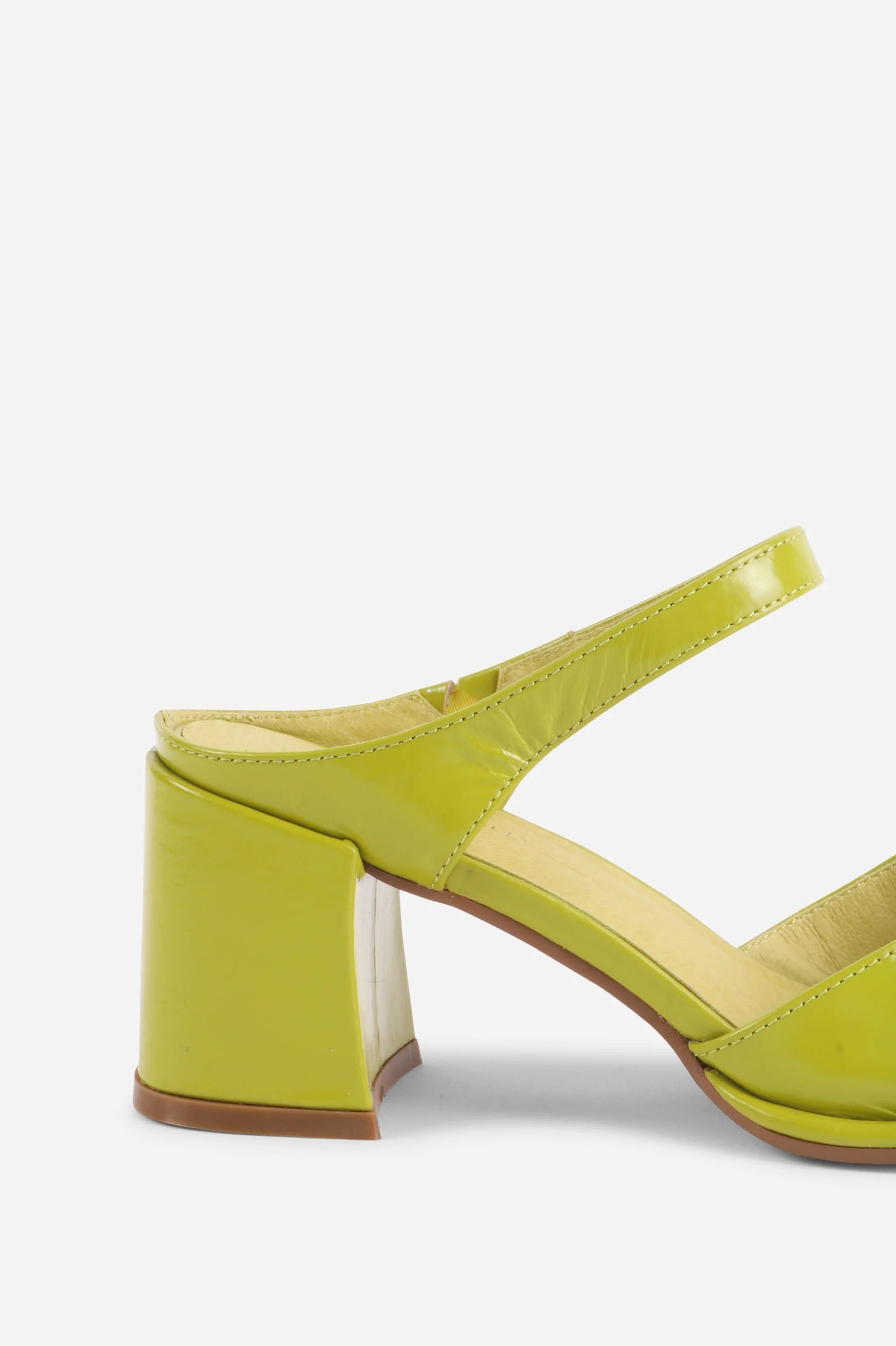 INTENTIONALLY BLANK APEX HEELS IN PISTACHIO - Shoe Market NYC