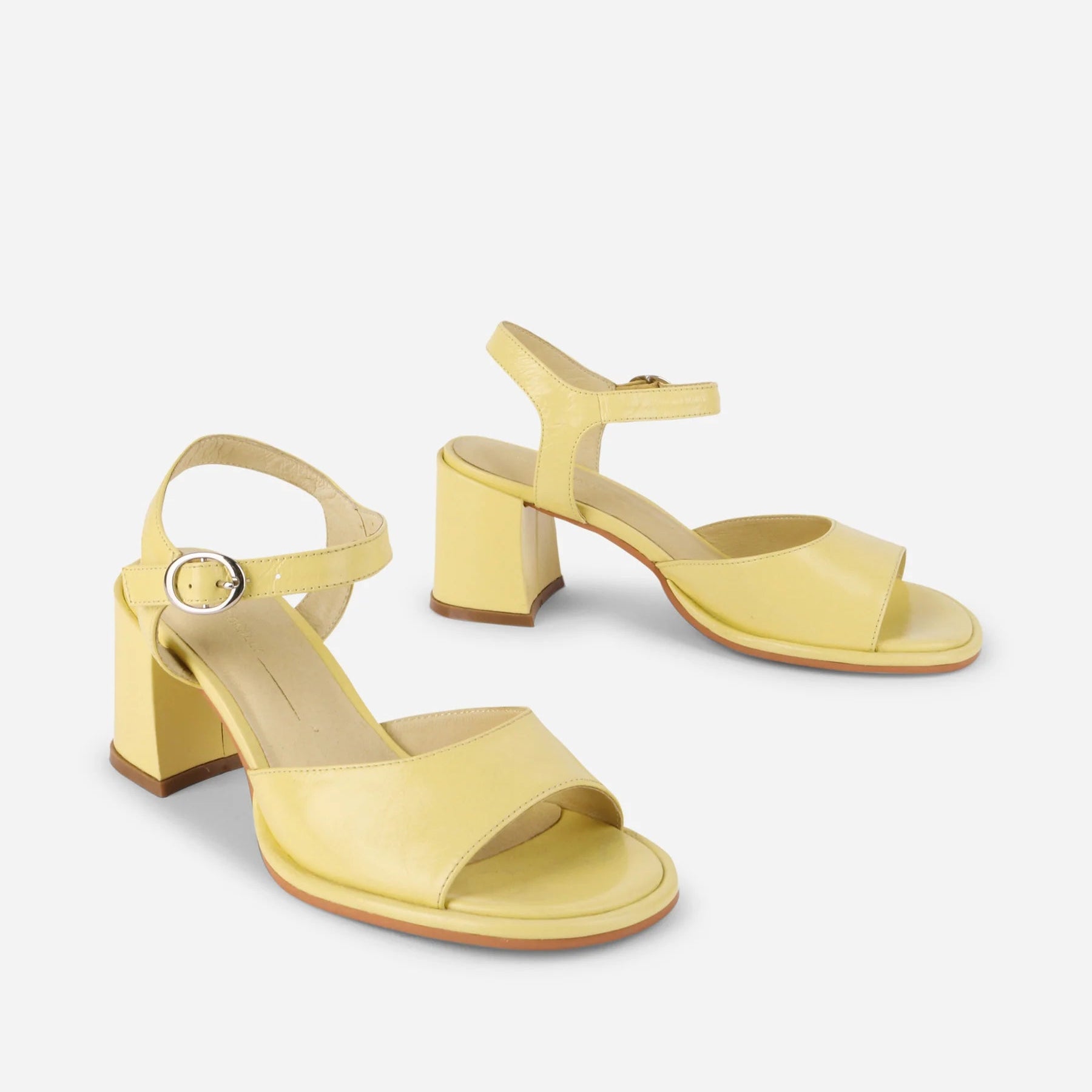 INTENTIONALLY BLANK ASTRO HEELS IN LEMON - Shoe Market NYC