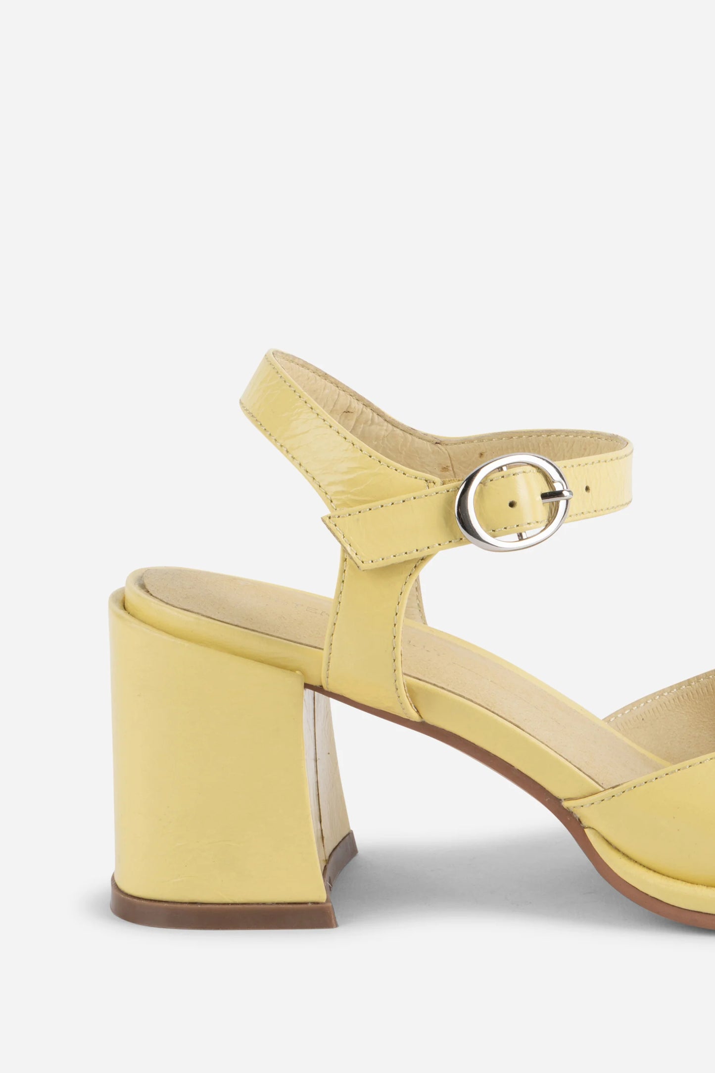 INTENTIONALLY BLANK ASTRO HEELS IN LEMON - Shoe Market NYC