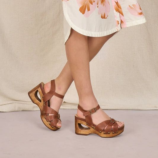 DANSKO ALANNA SANDAL IN TAN - Shoe Market NYC