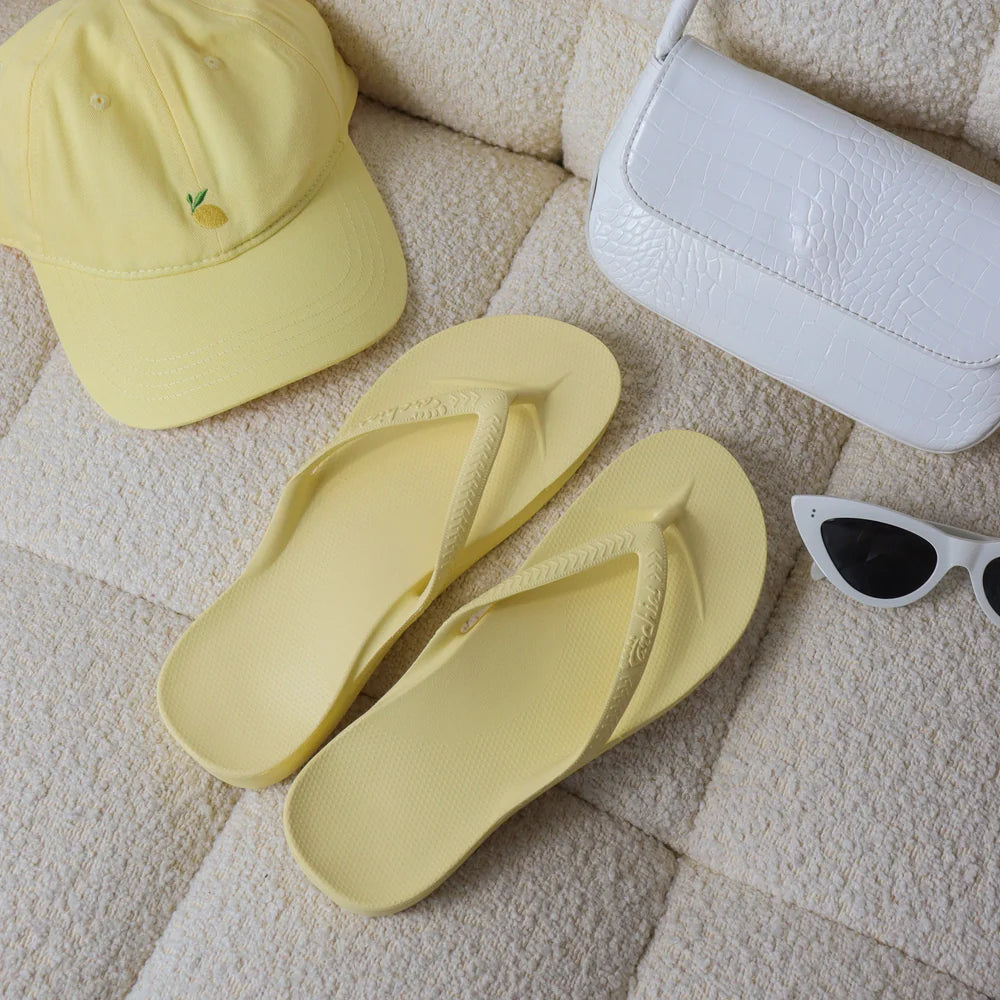 ARCHIES W FLIP FLOPS - YELLOW