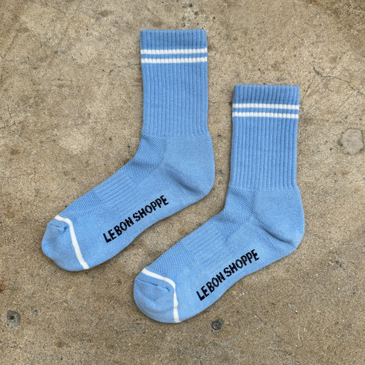 LE BON SHOPPE BOYFRIEND SOCKS FRENCH BLUE