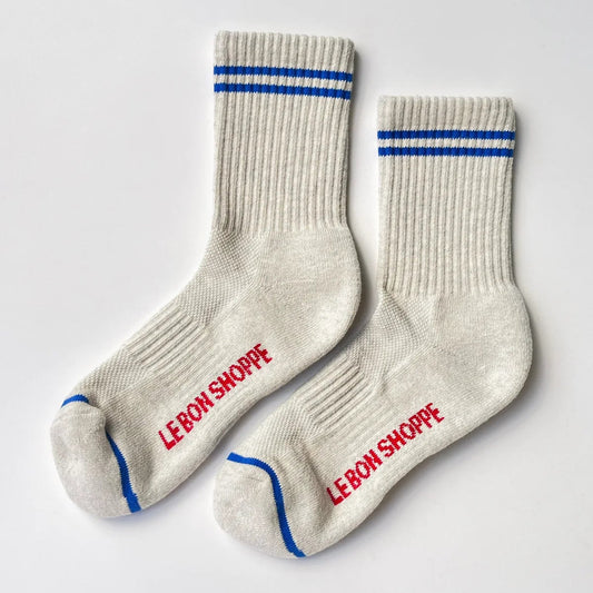 LEBON SHOPPE BOYFRIEND SOCKS ICE
