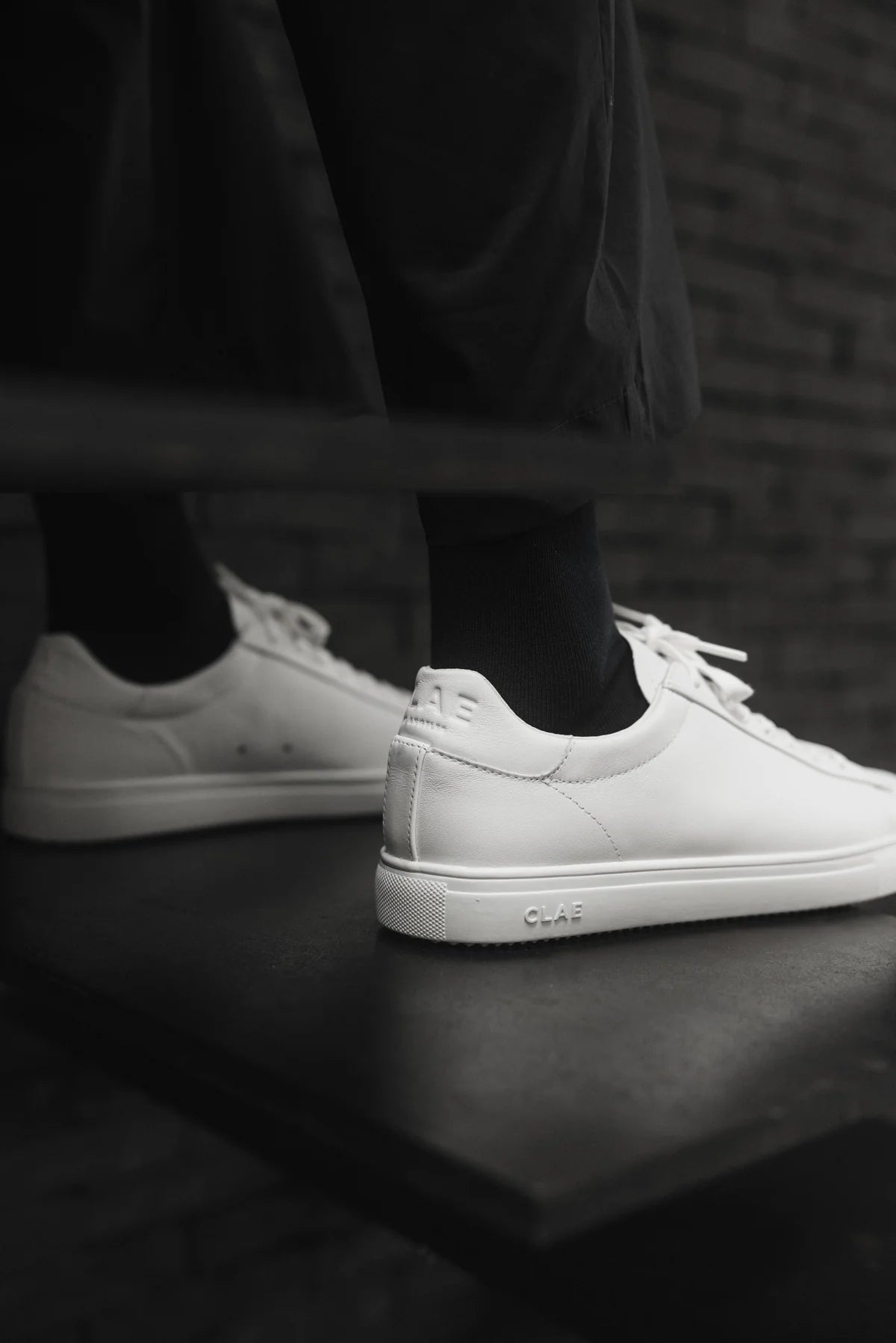CLAE BRADLEY SNEAKERS - TRIPLE WHITE