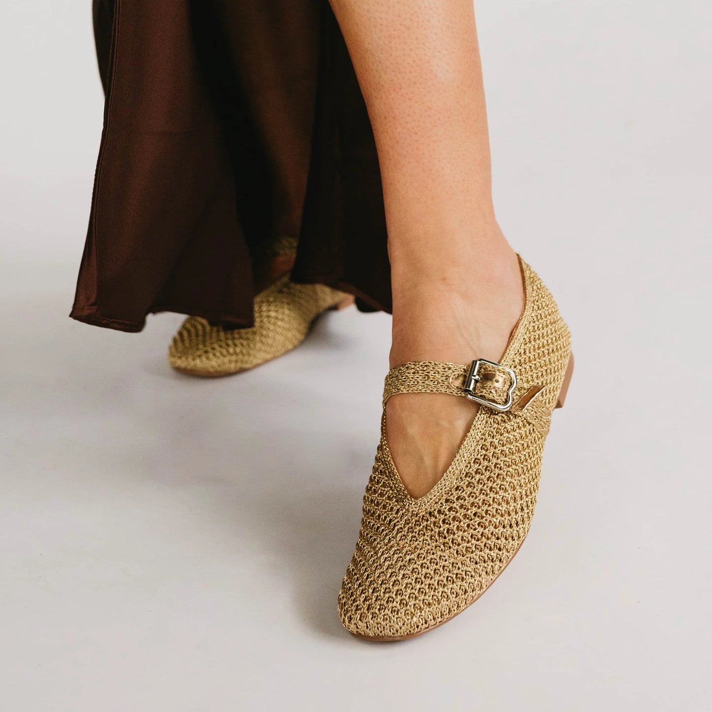 BIBI LOU ELANI MJ-PLATA BALLERINAS