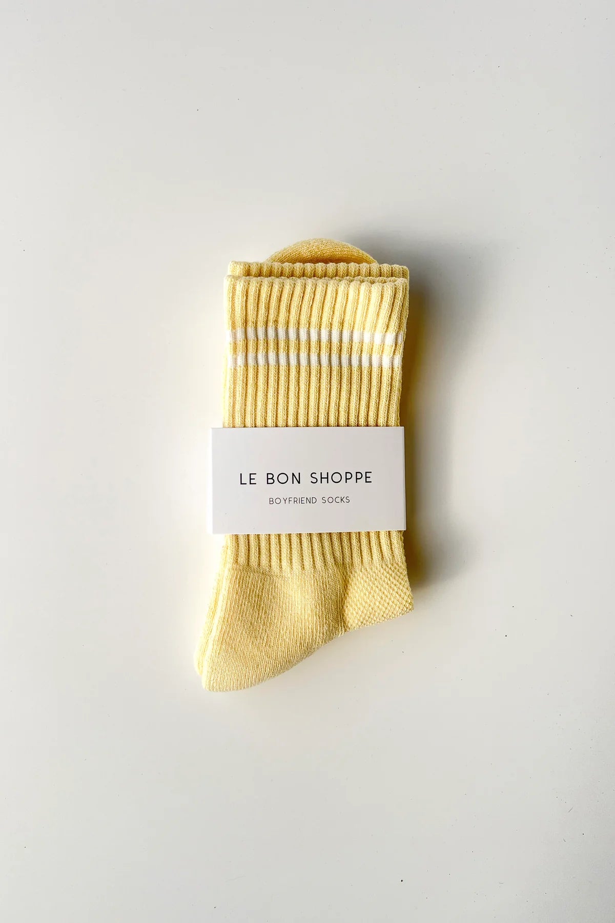 LEBON SHOPPE BOYFRIEND SOCKS LEMONADE - Shoe Market NYC