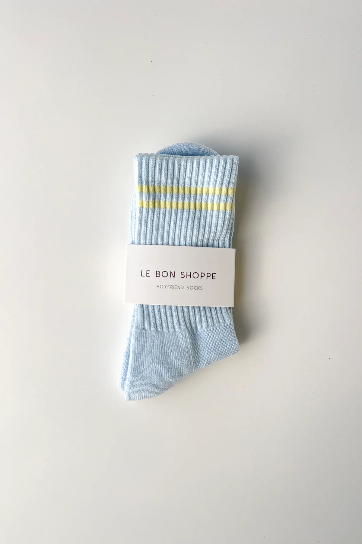 LEBON SHOPPE BOYFRIEND SOCKS PASTEL SKY - Shoe Market NYC