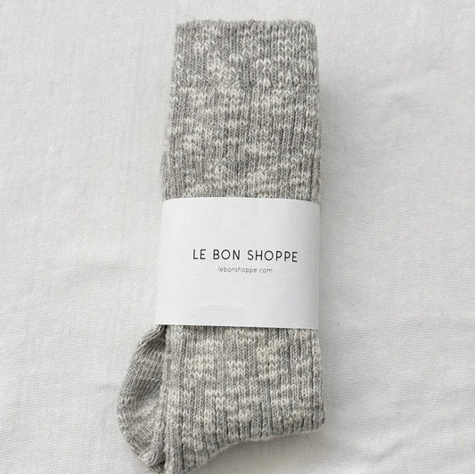 LE BON SHOPPE COTTAGE SOCKS GREY