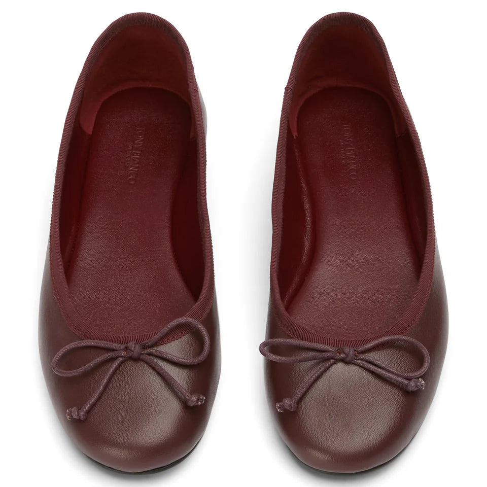 TONY BIANCO COMMA FLATS IN VINO - Shoe Market NYC