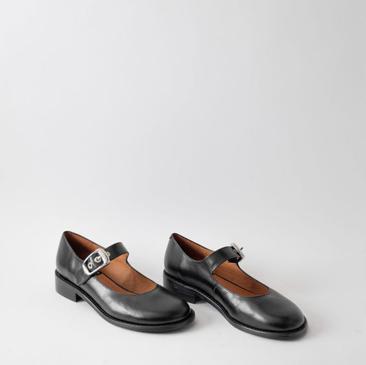 ANGEL ALACRON VALERIE FLAT MARY JANE BLACK