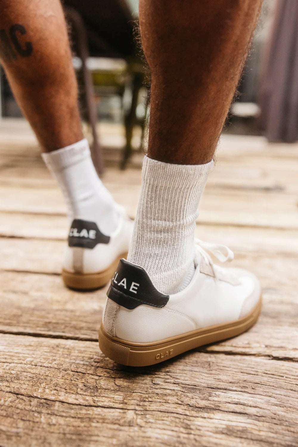 CLAE DEANE-WHITE/GREY/DK GUM