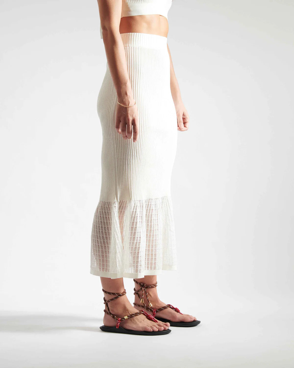 FLOWZE FLO TWIN - TIE ROPE SANDAL - BROWN/SKY BLUE