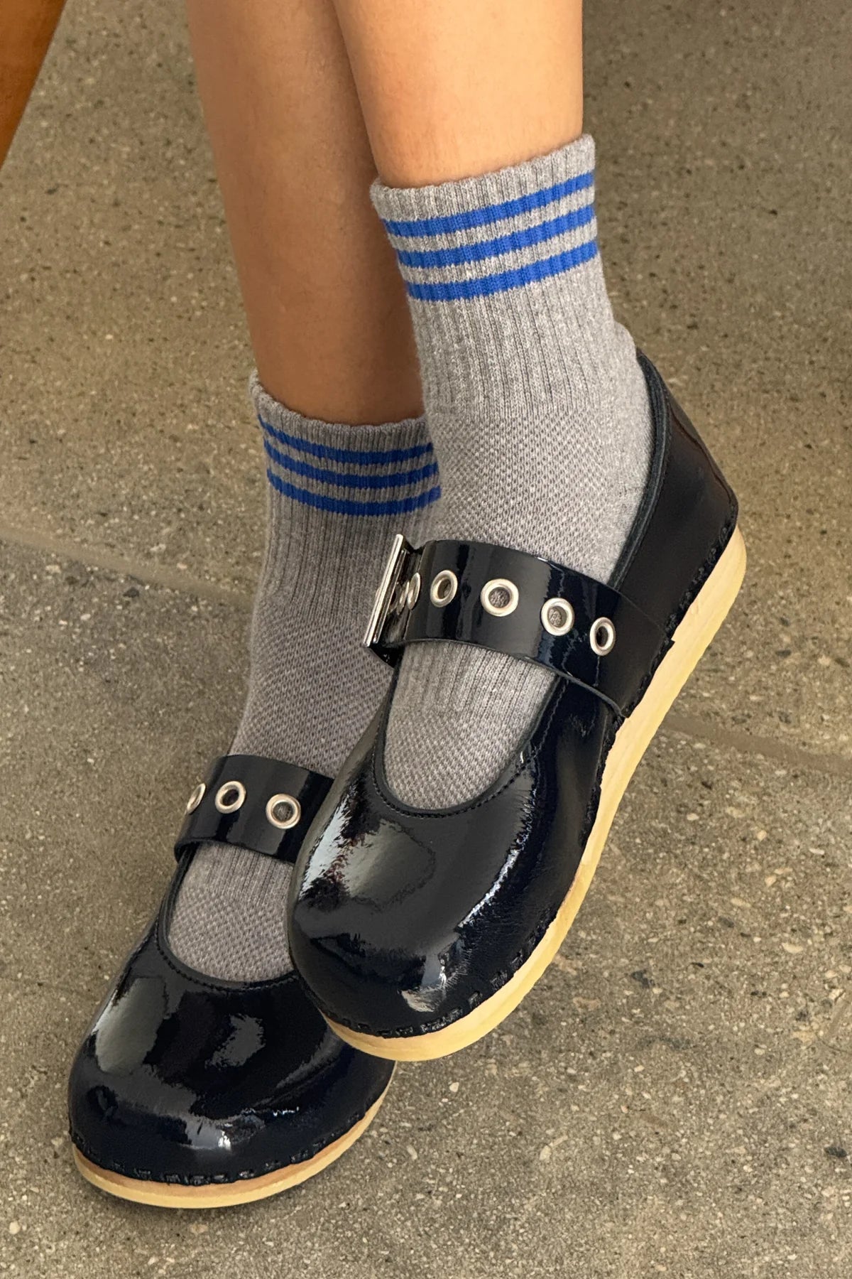 LE BON SHOPPE GIRLFRIEND SOCKS GREY