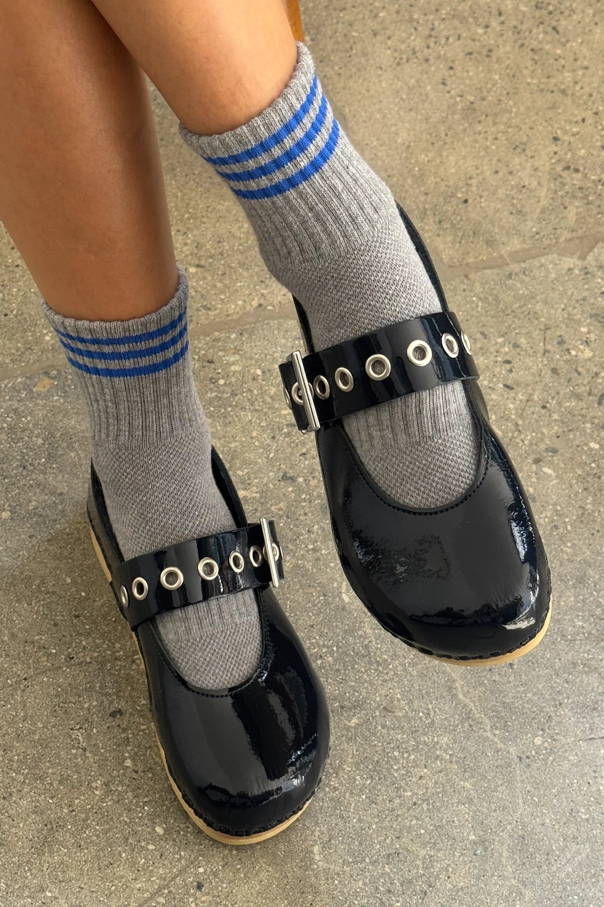 LE BON SHOPPE GIRLFRIEND SOCKS GREY