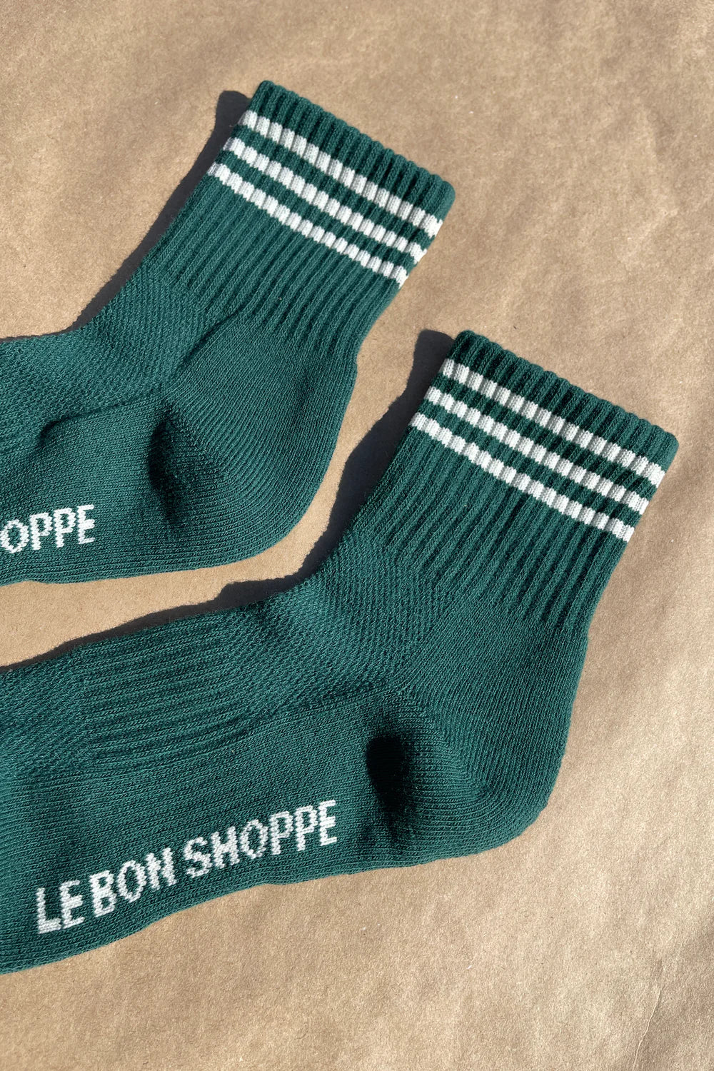 LE BON SHOPPE GIRLFRIEND SOCKS HUNTER GREEN