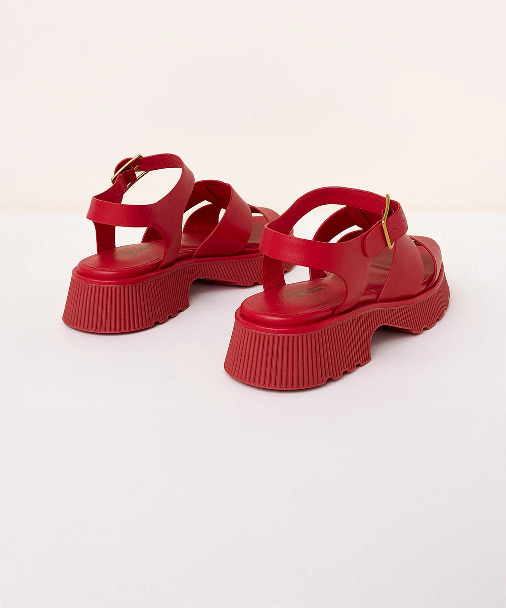 CHAROLETTE STONE HENNY SANDAL IN KISS - Shoe Market NYC