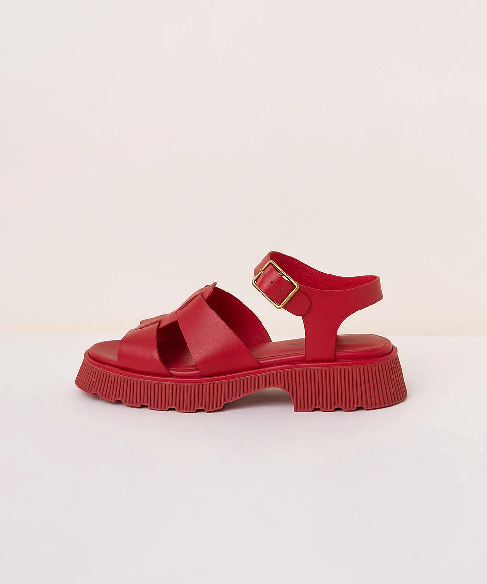 CHAROLETTE STONE HENNY SANDAL IN KISS - Shoe Market NYC