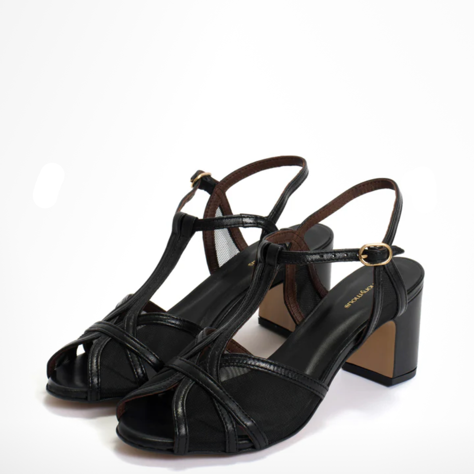 THERESE 55 MESH SHINY LAMB - Shoe Market NYC
