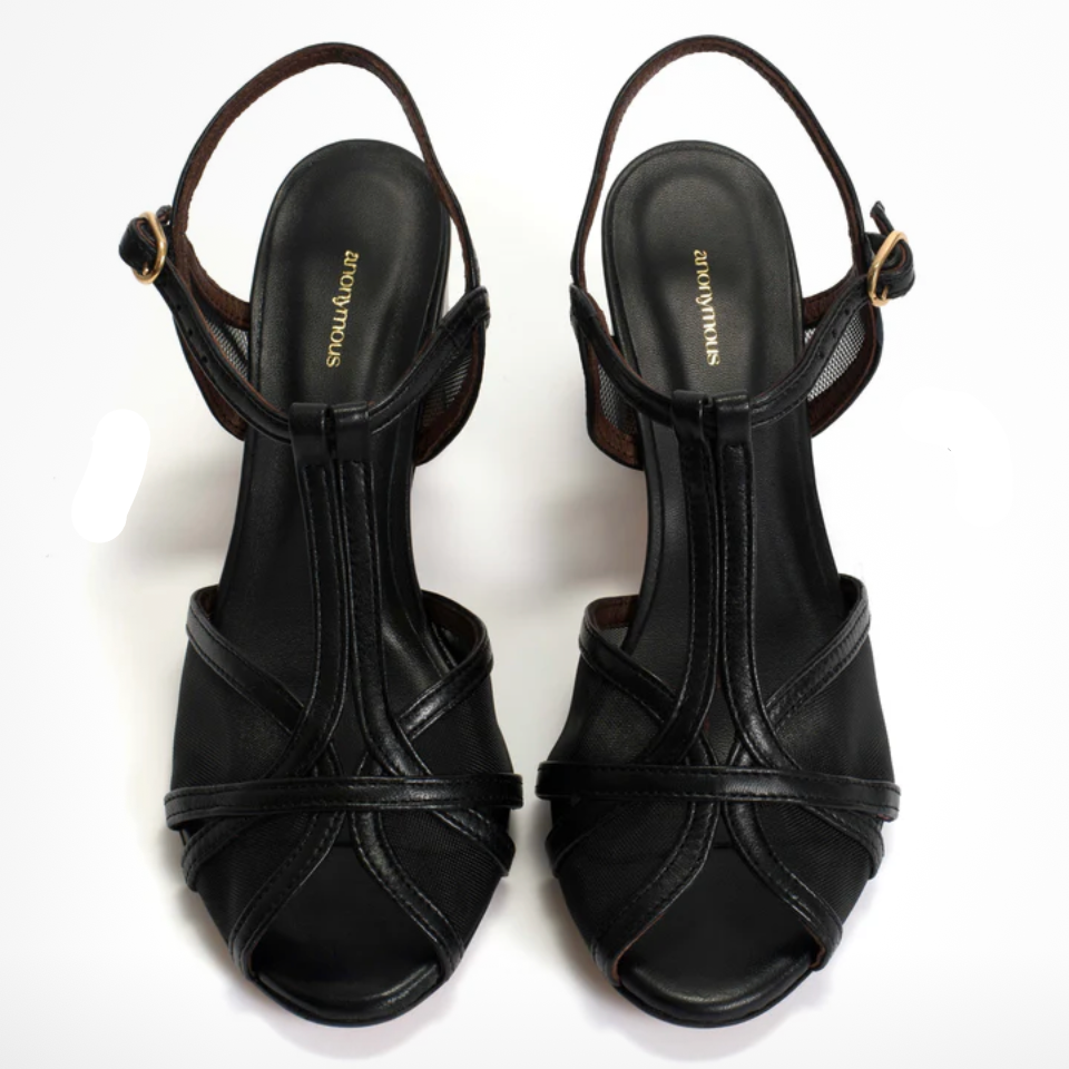 THERESE 55 MESH SHINY LAMB - Shoe Market NYC
