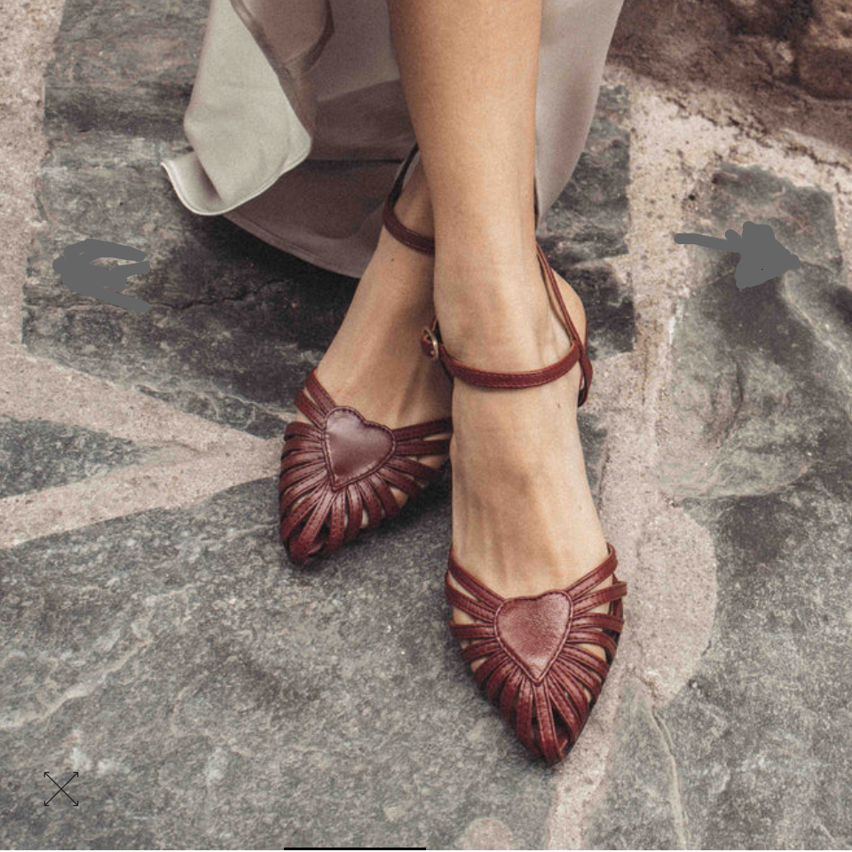 ANONYMOUS COPENHAGEN KEESHA 55 LIZARD BURGANDY LEATHER - Shoe Market NYC