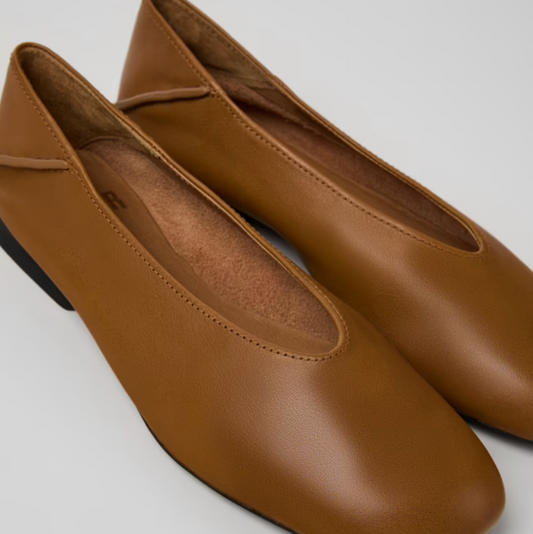 CAMPER CASI MYRA FLAT BROWN